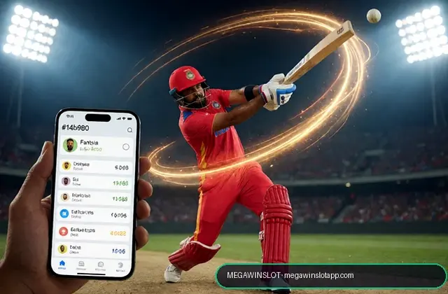 Megawinslot (mega win slots app) fantasy cricket & matchday visual 1